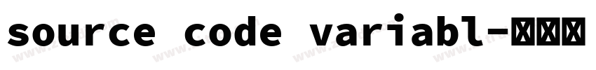 source code variabl字体转换